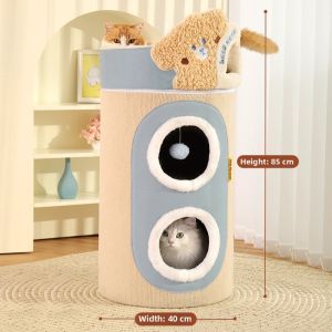 HOOPET | Four Seasons Multi-use Cat Tree & Bed For Small Cats