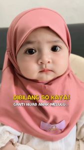 Hijab Instan Anak & Jilbab Anak Perempuan Jersey Premium Erina