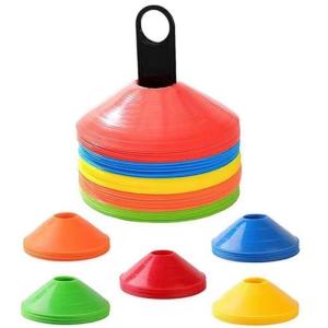 10Pcs cone tube football disc cone set football agility training Saucer marking disc multi sport training space cone accessorie