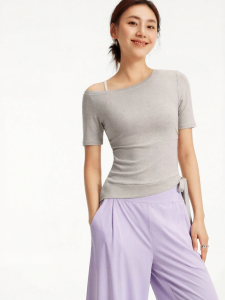 VFU | Off Shoulder Pilates Yoga T-shirt