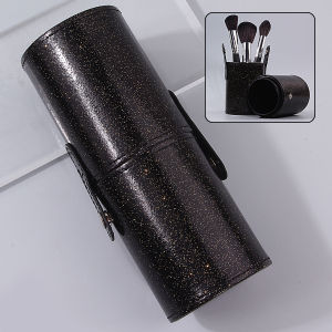 Hộp Đựng Cọ Trang Điểm Màu Đen Có Nắp Đậy Chống Bụi Hộp Mỹ Phẩm Hộp Đựng Son Môi Phấn Mắt Bút Trang Điểm Cho Bàn Trang Điểm Chất Liệu PVC