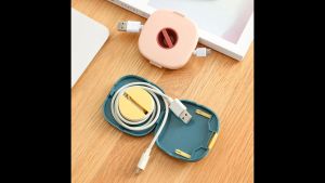 Kotak Penyimpanan Kabel Data / Kabel Charger / Kabel Handsfree/ Plus Docking Handphone /