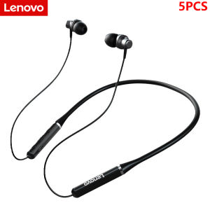 Lenovo | 100% Origial Lenovo HE05X Bluetooth Earphones Earphone Waterproof Earplugs HIFI Sound Magnetic Neckband Headset Sports Headphone