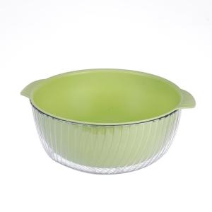 FEIZHUXIANSEN | Plastic Double-layered Drainage Basket Large