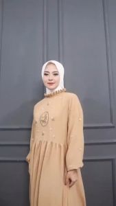 Adiya Dress Wanita Muslim Terbaru Gamis Terbaru 2024 Kekinian