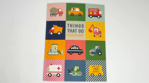 Things That Go Giant Sticker Art & Activity Book For Kids With 350+ Stickers