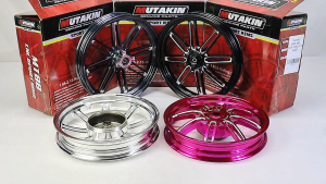 MUTAKIN Racing Mags MT88 CNC For For Honda YAMAHA Mio Sporty Mio Soulty Fino Nouvo Mio115 Front Disc Rear Drum【1.85X2.15X14T】
