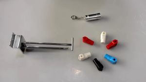 100pcs Stop Lock Security Display Kunci Anti Maling Kunci Rak Display Anti Maling Kunci Ram Magnet Kunci Rak Display