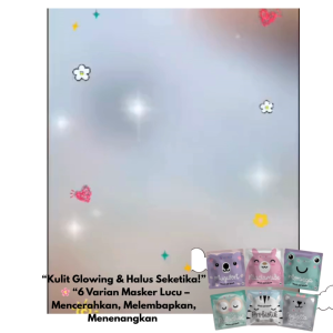 ORIGINAL BPOM LUXBEE Masker Wajah Glowing Wash Off Mask  6 Varian Pilihan Glowing Anti Jerawat Anti Aging mencerahkan/melembabkan