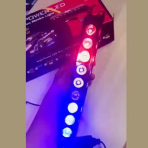 ไฟไซเรน Siren Light S1 9LED  ไฟติดรถยนต์ 12V สีแดง-ขาว-น้ำเงิน เปลี่ยนจังหวะได้ ขนาด 28x11x6 cm มีเก็บปลายทาง