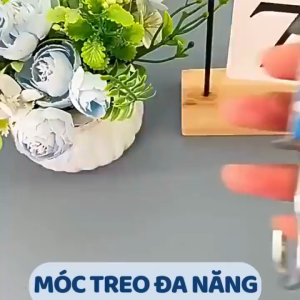 Giá Treo Đồ Bàn Học Làm Việc – Set 4 Móc – Treo Bàn Đa Năng Chắc Chắn Treo Balo Túi Xách Tai Nghe