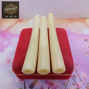 once pipa padutan tulang sapi kristal model belimbing bulat A589