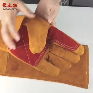 Thick Animal Handling Gloves Durable Scratch/Bite Resistant Protection for Dog Training Cat Scratching Falcon Bathing Welding and More Heavy Duty and Safe Design
