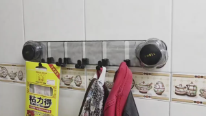 PRADO MALAYSIA Luxury Kitchen Suction Hook Drill Free Bathroom Wall Hanger Hook Vacuum Suction Cup Hook Cangkuk 掛鉤 免打孔