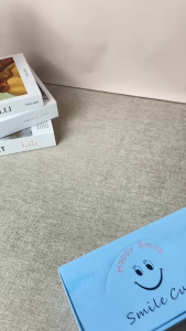 2IN1 Cangkir Keramik Free Sendok Mug Gelas Cangkir Kopi Teh Praktis Premium Set Lucu DOUBLE SMILE