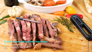 INKBIRD Tempwise TNT-11-B Nhiệt kế thực phẩm BBQ không dây  Nhiệt kế thịt Bluetooth có điều khiển APP Chống nước IP67 và hai cảm biến