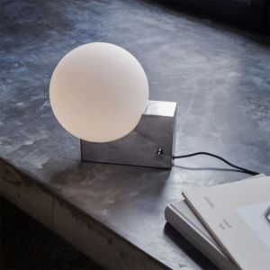 💥Dream Best🔥 Denmark Designer High Quality Dimmable Table Lamp Led Desk Light Glass Ball Stainless Base Atmosphere Decorative Desk Lamp