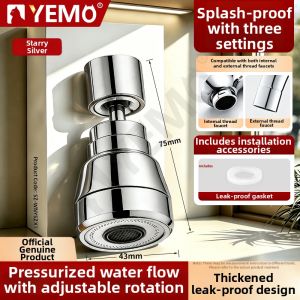 YEMO | Rotatable Pressure Increasing Splash Proof Faucet Extender