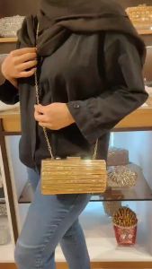 Waiwai Tas Kondangan Wanita Simpel Acrylic Mewah Elegan HD2984-1 Clutch