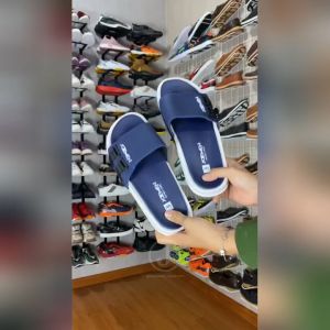 StyleHub Urban Haze | Sandal Joemen Casual Slop - Slip On Trendy Abu Putih S 043