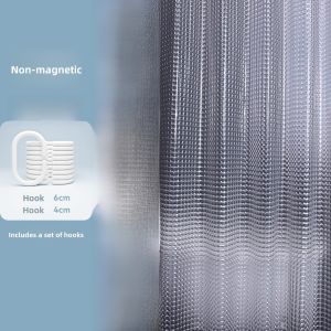 Waterproof Moldproof Shower Curtain Nordic Style Bathroom Partition Door Drape Hanging Curtain Bath Room Privacy Curtain