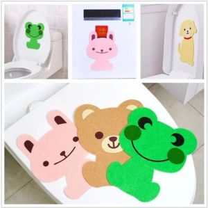 Cute Cartoon Characters. Keep Your Bathroom Air Fresh and Your Space Playfully DecoratedCrafted with a self-adhesive design its both waterproof