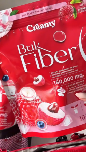 ครีมมี่บุกไฟเบอร์ Creamy Buk Fiber 1ห่อ10ซอง