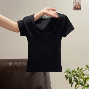 La Chapelle | French Lace Bow T-shirt