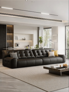 Bear Design Modern Italian Style Sofa for Small Spaces Large Seating Depth