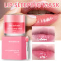 West & Month Lip Sleeping Balm Mask Berry 20g Serum masker pemerah Bibir. 