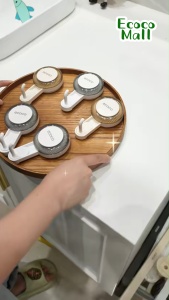 Móc treo chịu lực ECOCO hít chân không đa năng thế hệ mới Móc treo khăn áo đồ dùng nhà bếp nhà tắm tiện lợi 25082