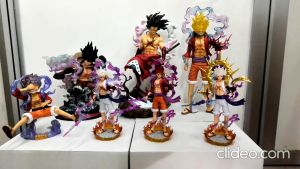 One Piece Monkey D Luffy Nika GEAR 4 GEAR 5 Snake Man Anime Action Figure Toys Patung One Piece Luffy 海贼王 4档5档 尼卡 蒙奇D路飞