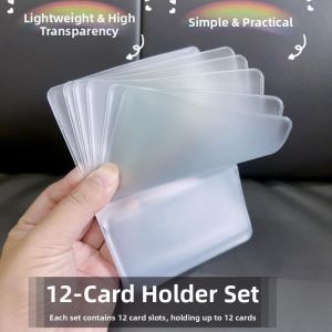 MOMIAN | Compact Large Capacity ID Card Wallet Transparent Waterproof