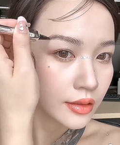 ⭐COD/ORI⭐New 2025 Double Tip Eyebrow Pencil Pensil Alis Lembut Long-lasting Browcara Alis- (gray black/gray brown/Honey Brown)Color | Pengiriman Cepat dari Indonesia