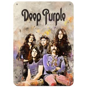 Biển Kim Loại Nhạc Rock Cổ Điển Tranh Treo Tường Tranh Sắt Trang Trí Quán Bar Nhà Hàng Vườn Câu Lạc Bộ Phòng Riêng Cho Nam