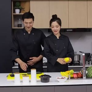 Chef Uniform For Men Short-Sleeved Chef Uniform For Women Chef Jacket For Men Chefs Uniform For Restaurant Chef Jacket For Women Chef Coat Waiter Uniform For Men