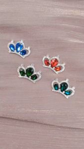 23*35mm  Rhinestone Crown Diamond Crystals  Sew-On Stones for DIY Clothing and Jewelry Accessories