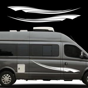 Car Stripes Decor Sticker for Truck Boat Pontoon RV Trailer UTV Cart Vinyl Decal Stickers Graphics Auto Tuning Accessories