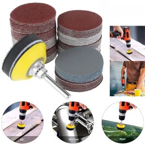 10 Chiếc 180 Mm Giấy Nhám Các Loại Bộ 40-1500 Nhám Nhôm Oxit Đĩa Chà Nhám Cho Máy Khoan Máy Xay Dụng Cụ Quay 7 Inch