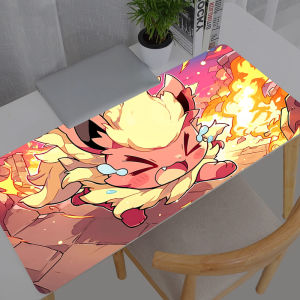 Bandai | 900*400 Large Mouse Pad Office Desk Mats Pokemon Pikachu PC Gaming Durable Accessories XXL Mouse Pad Laptop Keyboard Mat
