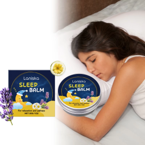 Lavender Sleeping Cream Insomnia Care Hydration Lasting Fragrance Calming Stress Relief Body Relaxation Help Sleep Soothing Bal