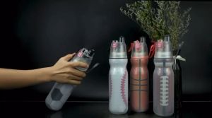 590ml Sports Water Bottle Mist Spray Arctic Squeeze Thermal Heat Insulated Leak-proof Drop Proof
