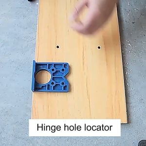 Hinge Positioner Set Hole Locator Hinge 35mm Hinge Opening Locator Drill Bit Set Cabinet Door