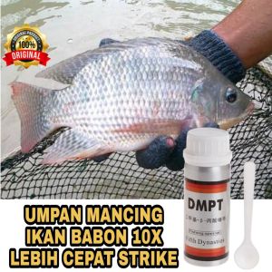 DMPT STIMULANT ORIGINAL PENARIK IKAN UMPAN ADIKTIF UMPAN PANCING BUBUK PERANGSANG IKAN IS 3 BOTOL DMPT