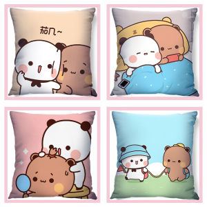 Simple Cute Cross Stitch Pillow DIY Handmade Cross Stitch Kit Cartoon Anime Pattern Modern Minimalist Style Home Fabric