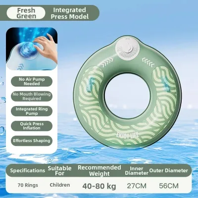 ZHIDIXING | Thickened Inflatable Swimming Ring for Adults and Children