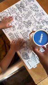 Nibbles by Nom SG Edition Silicone Colouring Mat