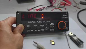 D190BT DC12V Bluetooth 5.3 MP3 Bộ Giải Mã Âm Thanh Xe Hơi Mô-đun Âm Thanh Hỗ Trợ TF FM Micro Âm Nhạc Lossless Định Dạng