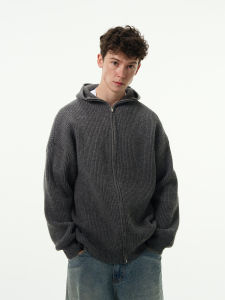 MADWITCH | Autumn Winter New Retro Lazy Style Cleanfit Hooded Cardigan