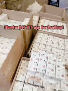 [QT bộ ống hút quả tạ] Bình sữa Ubmom Hàn Quốc chính hãng phiên bản thỏ nâu thỏ trắng 2023 dung tích 200ml 280ml
